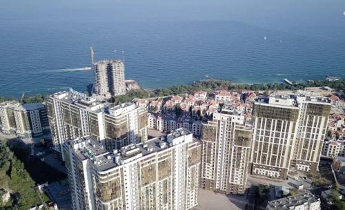 Arcadia Apartment | АРКАДИЯ Студия с балконом Частичный вид моря Первая линия от моря