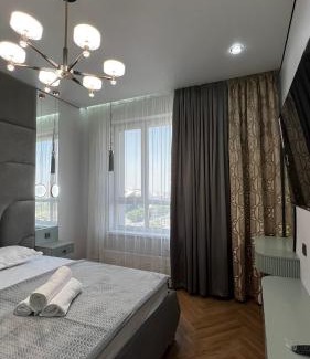 Shymkent Apartment | Двухкомнатная студия с роскошным видом на горы