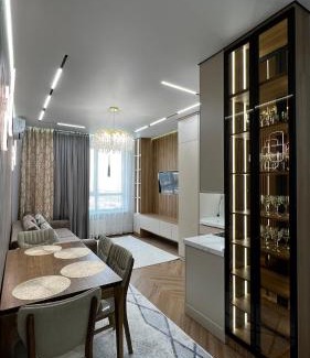 Shymkent Apartment | Двухкомнатная студия с роскошным видом на горы