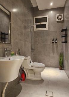 Riyadh Apartment | شقة أنيقة مودرن بدخول ذكي و سطح بجلسة خارجية
