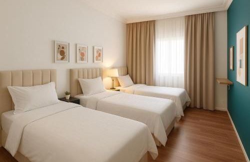 Dammam Apartment | شقة 7 هادئة بتصميم انيق ثلاث غرف ودخول ذاتي