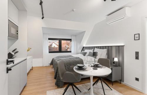 Sankt Martin Apartment | 1-2 Personen - Parkplatz - Fahrradgarage - Zentrum - Küche - WLAN - Klima