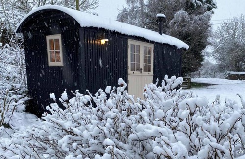 Crawcrook Cabin | 1 Bed Glamping Hut - Firepit, Fireplace, Views