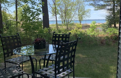 Acme Condo | 1 bedroom 2 bath condo overlooking Grand Traverse Bay and Acme Creek