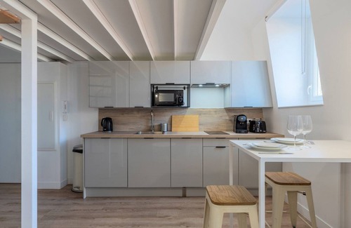 Tourcoing Apartment | 1 bedroom duplex apartment with private parking