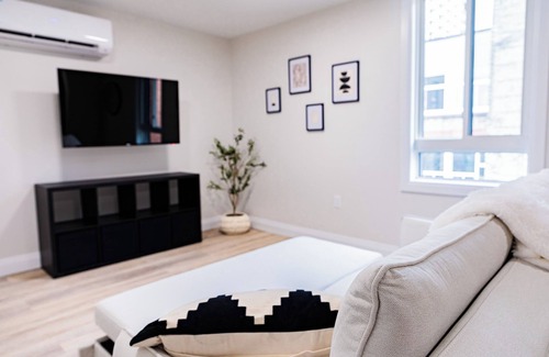 Kitchener Apartment | 1 Bedroom Unit with living space and full kitchen Prime Downtown location