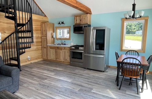 Appleton Cottage | 1-bedroom with loft cottage on beautiful Sennebec Pond with WiFi and heat pump.
