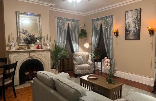 Poughkeepsie Apartment | 1 Br Private Victorian Apt in convenient City location on half acre sleeps 4