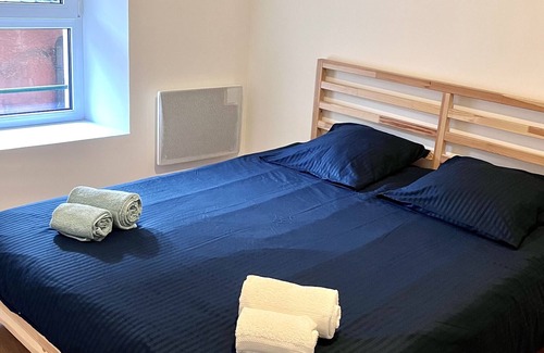 Neuvecelle Apartment | 100 meters from the beach, beautiful souplex in stone house T3 of 65 m2 /4 pers
