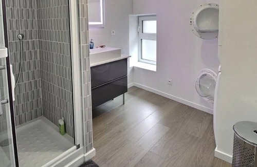 Neuvecelle Apartment | 100 meters from the beach, beautiful souplex in stone house T3 of 65 m2 /4 pers