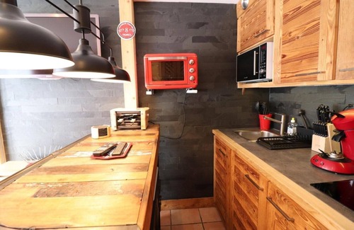 Le Lavachet Apartment | 100m from resort center, Ground floor, balcony, tv, ski locker, 27m², Tignes