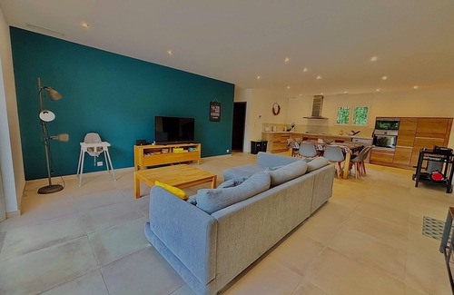 Orgnac-l'Aven Villa | 120m2 PMR-accessible air-conditioned villa with private heated pool and jacuzzi