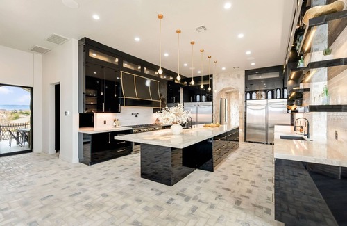 St. George Other | 16K sqft Castle! Sleeps 40. Theater. Rock-Climbing Wall. Gym. Pool. VIEWS!
