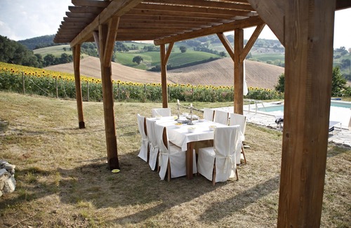 Pergola Villa | 18th-century Farmhouse with stunning 360° views with private pool, sleeping 8