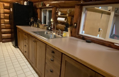 Bigfork House | 1920 Montana Quiet Log Cabin! Creek, fire pit, 10 ac. of wilderness/Swan Valley
