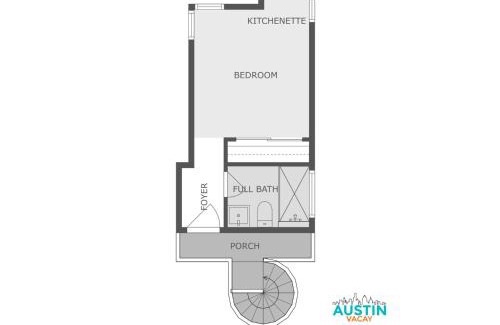 MLK Apartment | 1BA East ATX StudioTX w Kitchenette Deck near UT and Lady Bird by Austin Vacay