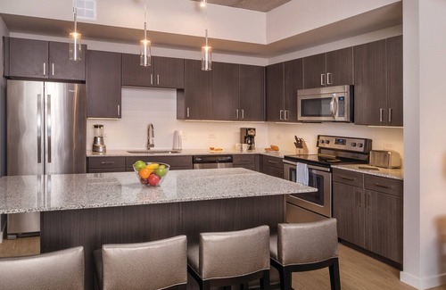 Civic District Resort | 1BD/Austin - Rooftop Pool & Firepit, BBQ!