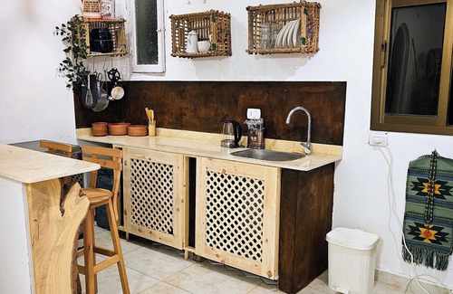 Dahab Apartment | 1st line on beach loft NO1,LTBL , 90m2, sleeps 6, newly renovated, all amenities