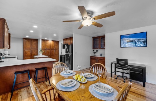 Southeast Bend Condo | 2 Bedrooms, Private Hot Tub, Media Room, Dog friendly with Yard Space. Unit B