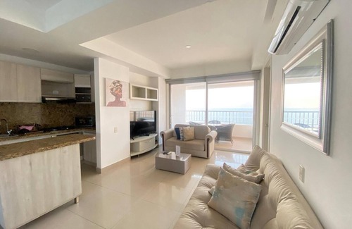 Bocagrande Apartment | 2 br apartment ocean view- 2101