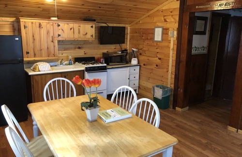 Lake Luzerne-Hadley Cabin | 2 BR Waterfront Cottage Overlooking the Water and Mountain Sunsets!