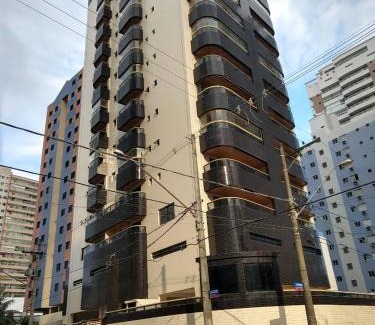 Aviacao Apartment | 2 dormitórios, sacada gourmet, Aviação,1 min a pé da praia