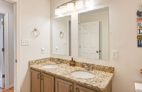 Louisa House | 2-level home with gated community water access/boat launch, firepit, & game room