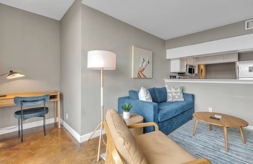 Downtown Austin Apartment | 2 Loft Units in Austin | Spacious Balcony & Kitchen | Walk to Dining & Nightlife