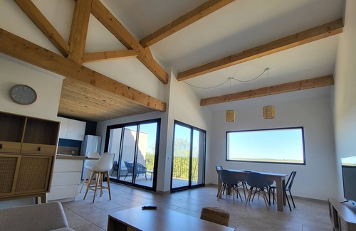 Tourbes House | 2- Quiet house and very large swimming pool with panoramic view of the vineyards