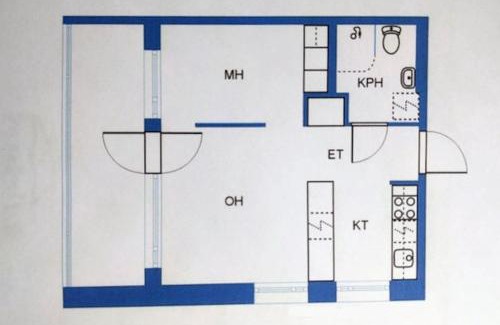 Vantaa Apartment | 2-room apartment, 7 mins by train to airport
