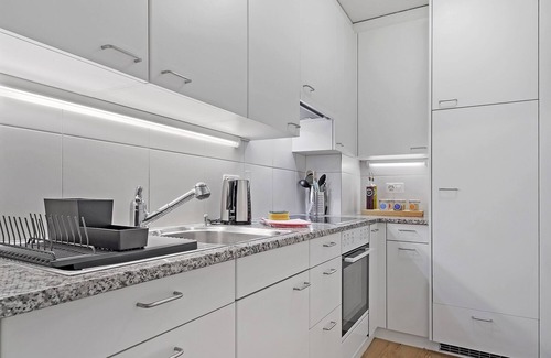St. Moritz Apartment | 2-room apartment on the mezzanine floor for 4 persons.