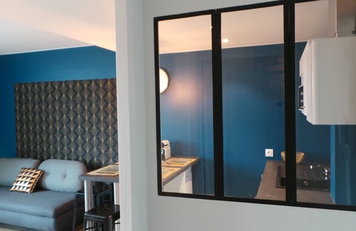 Saint-Helier House | 2 rooms, chic and modern, 400 m from the station and 5 min from the city center, internet