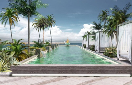Punta Sam House | 2 Spacious Rooms w/Pvt Pool in Sophisticated All-inclusive Beachfront Resort