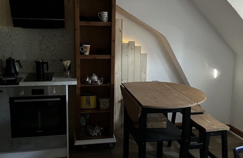 Kandern Apartment | 2-storey attic with summer garden near Switzerland