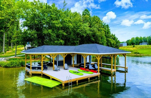 Mineral House | 250’ of Lakefront with Boat House & Private Beach