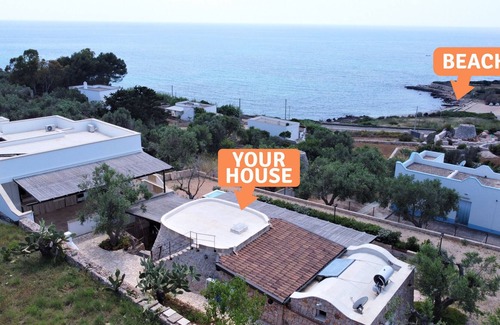 Marina di Felloniche Cottage | 250m from beach: renovated stone house w/jacuzzi