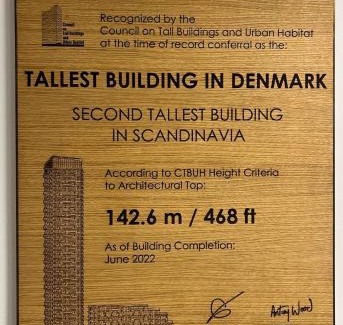 Aarhus C Apartment | 26-Etage Lejlighed med Utrolig Havudsigt