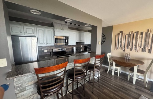 Downtown Omaha Condo | 2B-2B centrally located in Omaha with skyline balcony views.