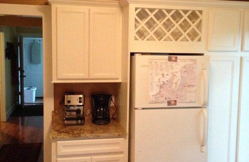 Suttons Bay Apartment | 2br Suite with Private Garden - Downtown Suttons Bay - Walk to Everything!