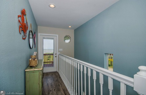 Crystal Beach House | 2nd Row Beach House with Beautiful Ocean View and Easy Beach Access