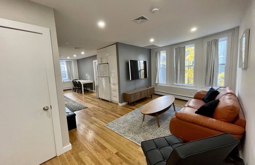Central Square Apartment | 3 Bedroom Apt in Central Cambridge, walk to Harvard/MIT, in-unit laundry & A/C