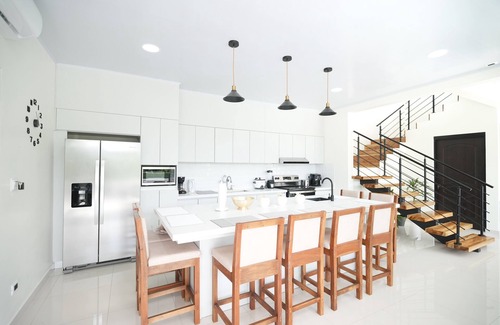 Arenal Hot Springs House | 3-bedroom home with a private heated pool, firepit, sundeck, views, WiFi, and AC