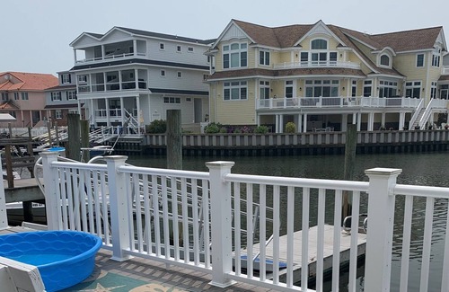 Sea Isle City House | 3 br. townhouse is located on the lagoon with a great boat slip!