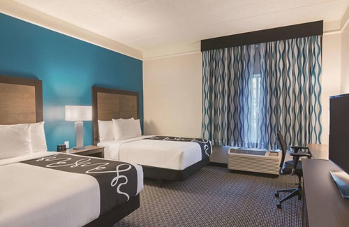 Orlando House | 3 x 2 Double Beds Mobility Accessible Rm at La Quinta Inn by Wyndham Orlando UCF