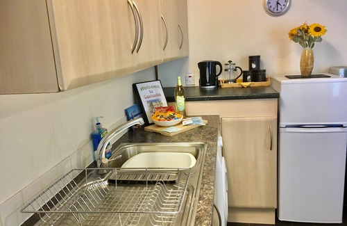 Bont Newydd Apartment | 30 Chapel St, Caernarfon. Ground floor with garden