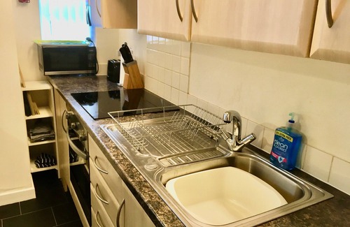 Bont Newydd Apartment | 30 Chapel St, Caernarfon. Ground floor with garden