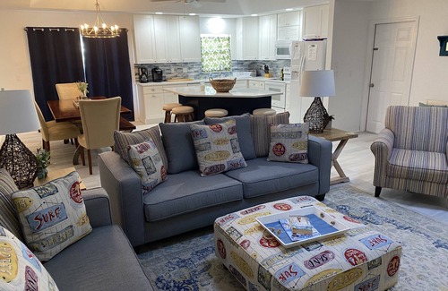 New Smyrna Beach House | 300 yards from the beach. House with garage.