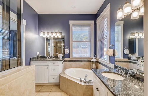 Village of Sugar Beach House | 30A Seagrove Beach Vacation Rental with PRIVATE POOL + Golf Cart + Bikes!