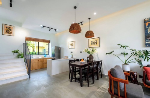 Cam Ha Villa | 3BRs w/River View &Private Pool - Free Bike