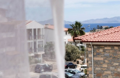 Datca City Center House | 4+1 spacious apartment with sea view. 5 minutes walk to the beach